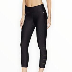 Jockey Cutout Active Carpi Leggings Black Women's Small
